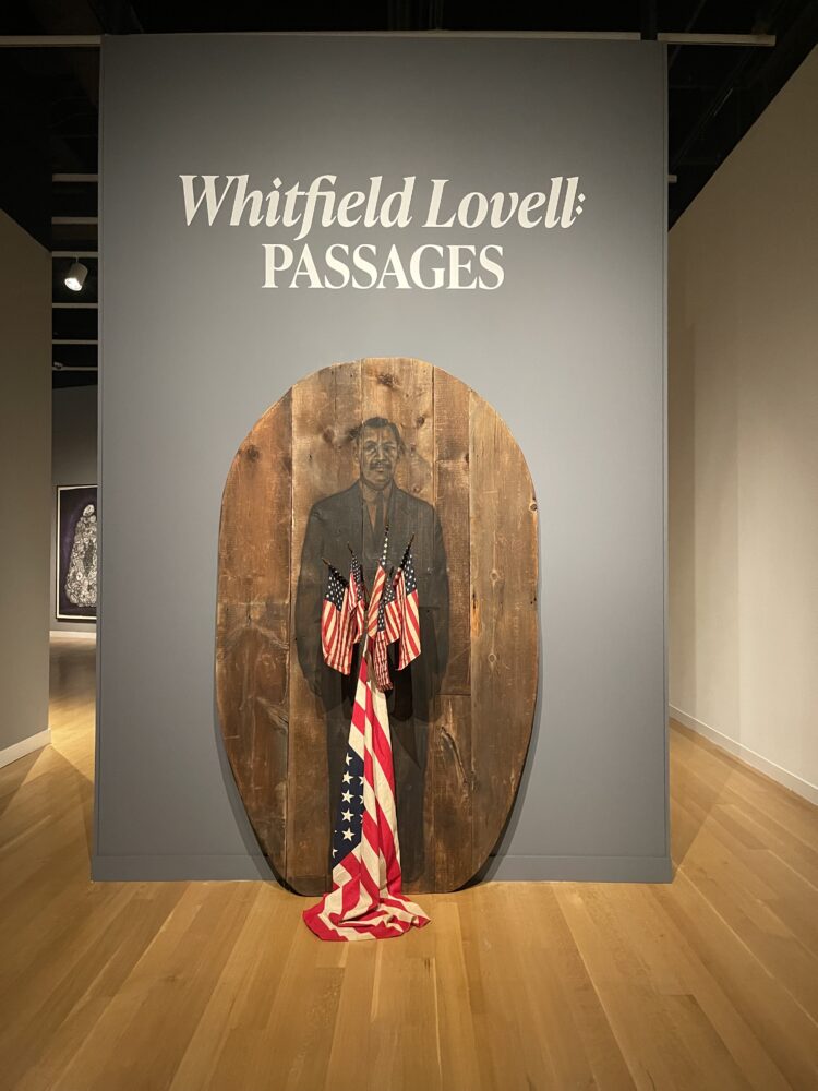 Whitfield Lovell: Passages title wall